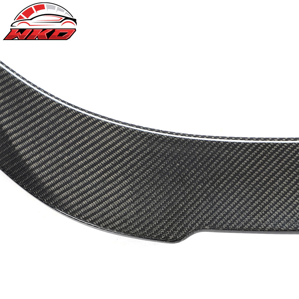 Fits 20-25 Toyota GR Supra A90 A91 V Style Rear Trunk Spoiler Gloss Carbon Fiber