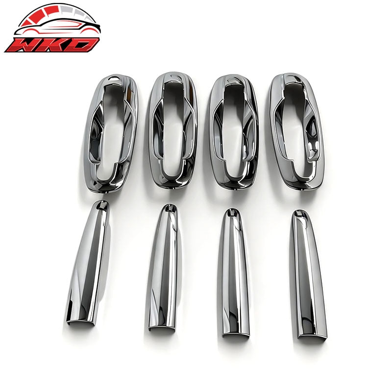 Fits 04-08 Suzuki Forenza 05-08 Reno Chrome ABS Door Handle Covers w/ 1 Key Hole