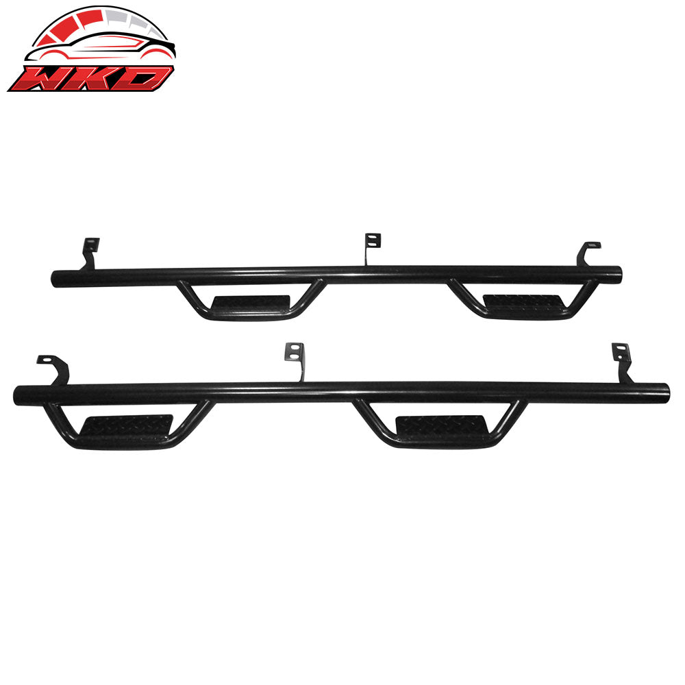 Fits 05-22 Toyota Tacoma Double/Crew Cab 2PCS Running Boards Side Step Nerf Bars