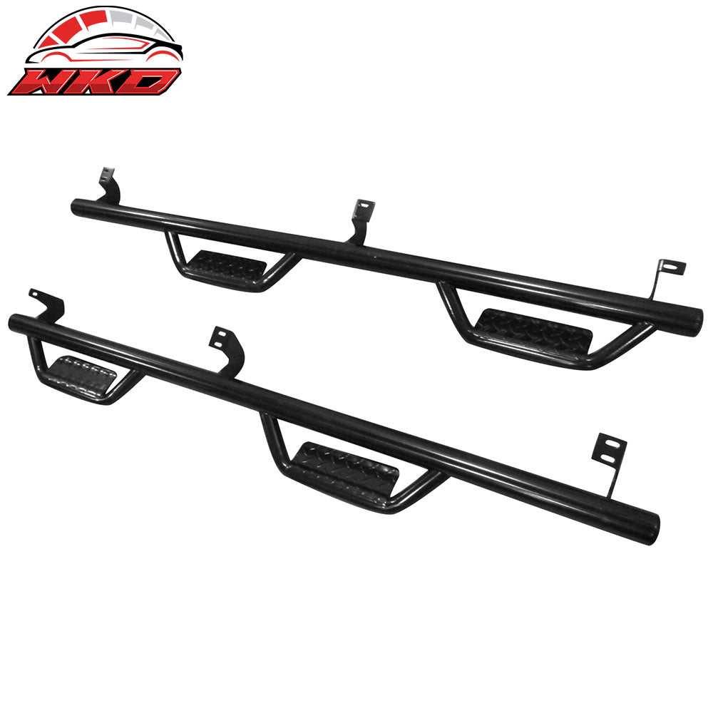 Fits 05-22 Toyota Tacoma Double/Crew Cab 2PCS Running Boards Side Step Nerf Bars