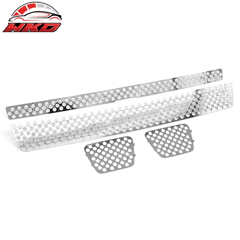 Fits 07-14 Tahoe Suburban Avalanche Chrome Round Mesh Style Front Upper Grille