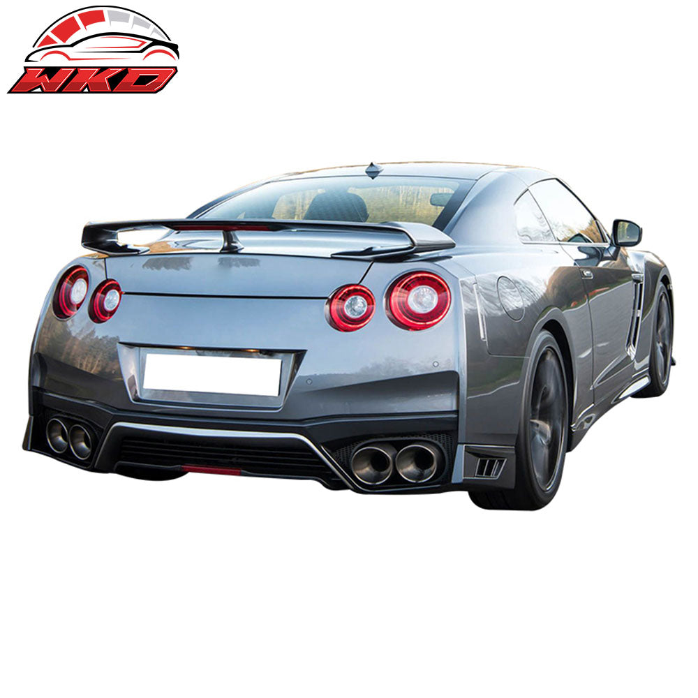 Fits 09-24 Nissan R35 GTR Red LED Tail Lights Upgrade 09-16 to 17+ Brake Lamps