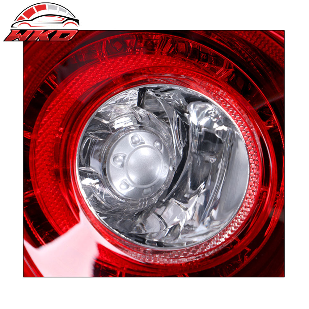 Fits 09-24 Nissan R35 GTR Red LED Tail Lights Upgrade 09-16 to 17+ Brake Lamps