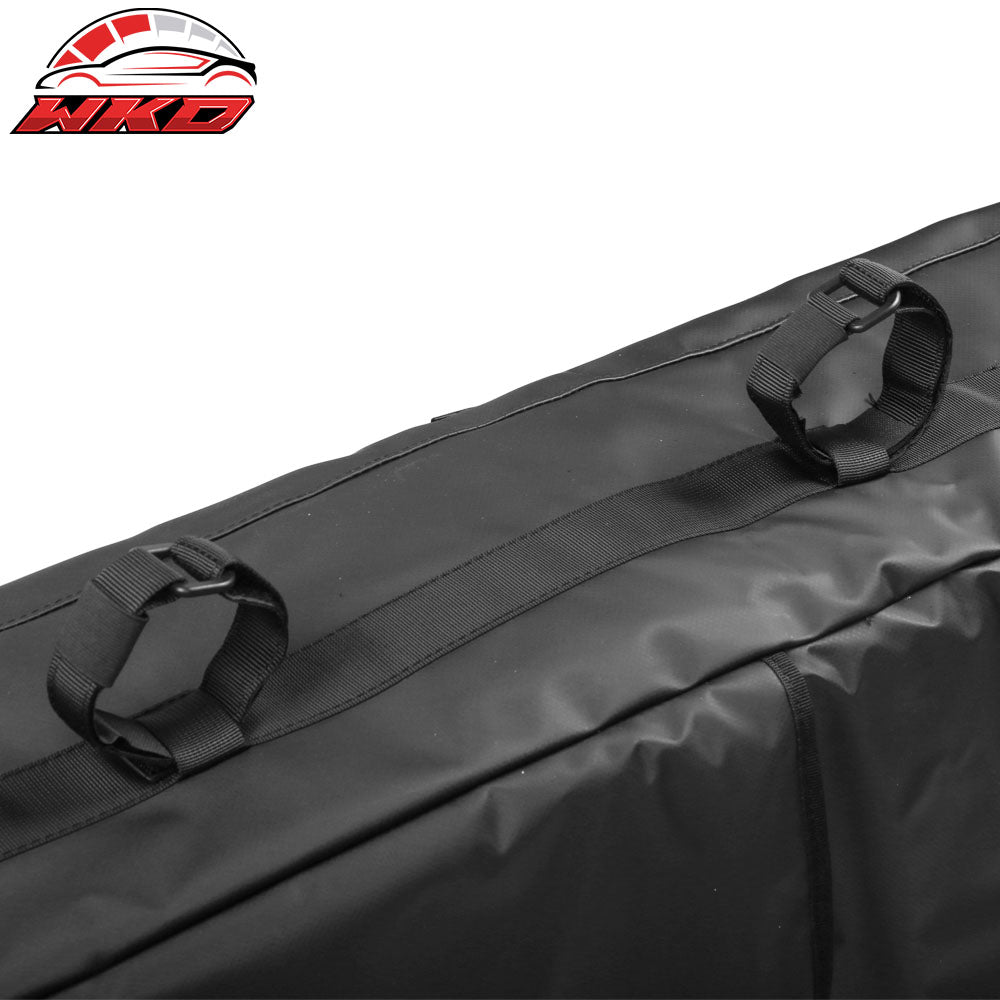 60" Pickup Truck Bed Tailgate Cover Pad Shuttle Protective Mat w/ 5 Bike Racks
