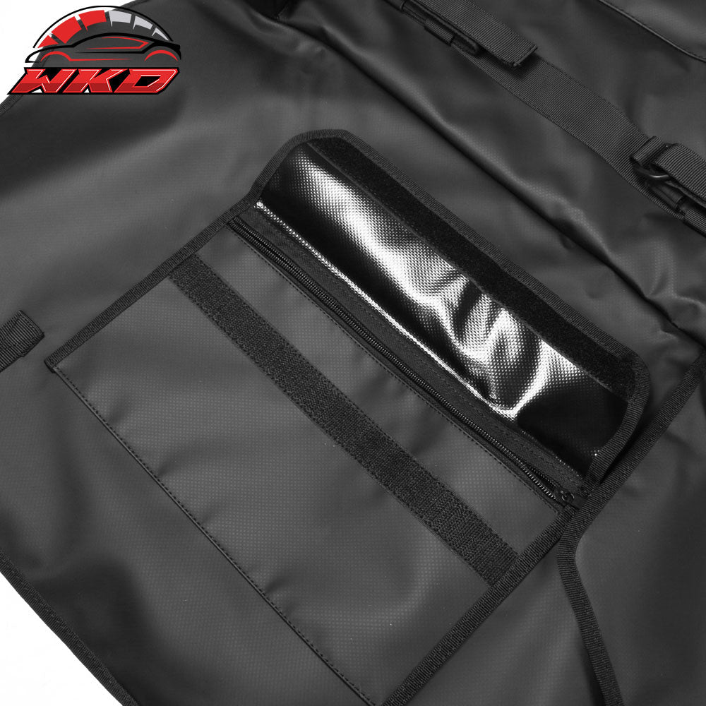 60" Pickup Truck Bed Tailgate Cover Pad Shuttle Protective Mat w/ 5 Bike Racks