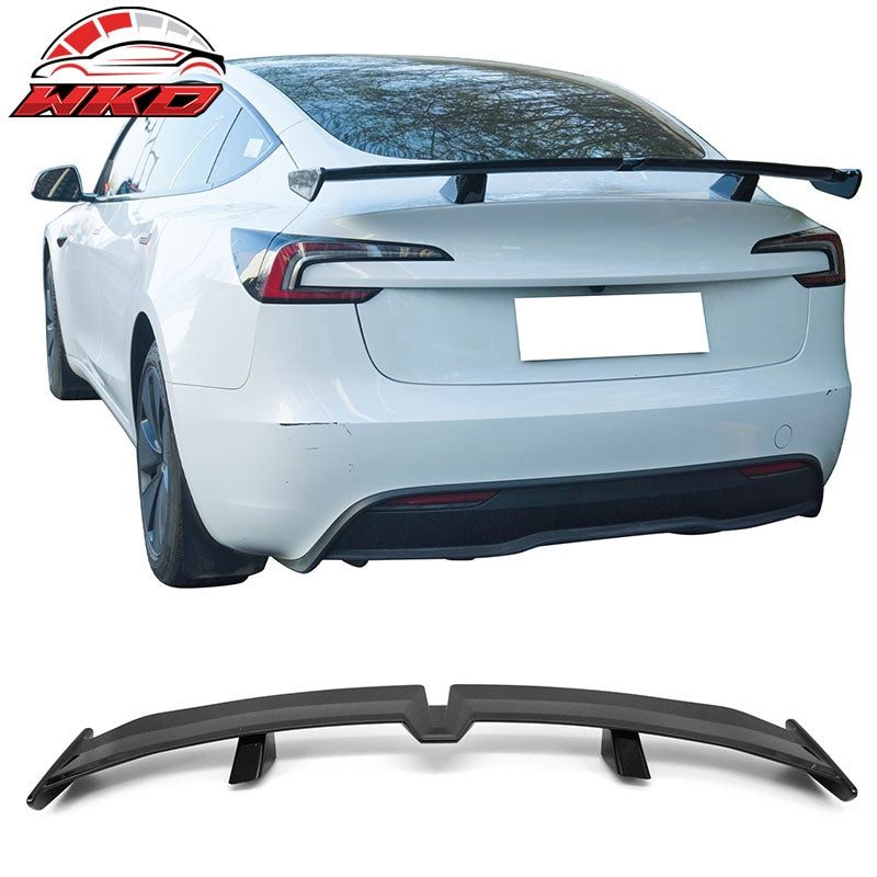 Wholesale 17-26 Tesla Model 3 54" PRO Style Rear Trunk Spoiler Wing Gloss Black ABS