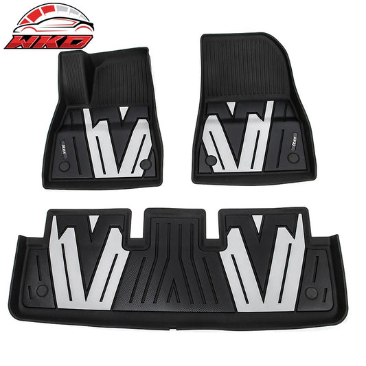 Wholesale 24-26 Tesla Model 3 All Weather TPE Floor Mats Carpet Liners Black Gray 3PC