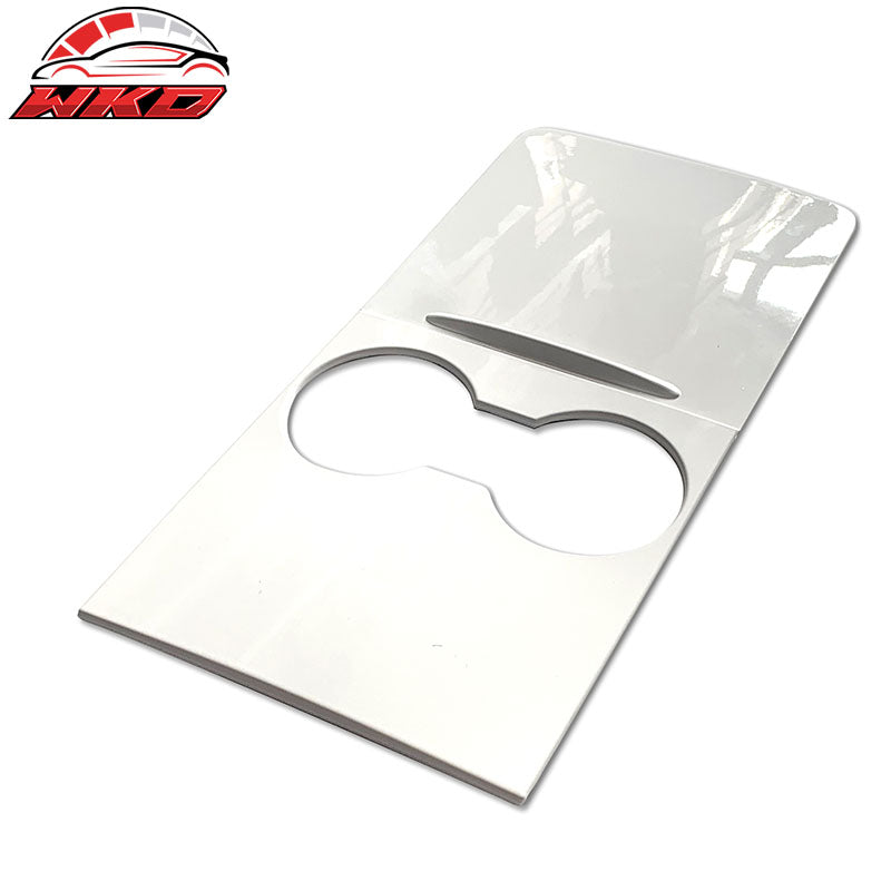 Fits 21-23 Tesla Model 3/21-24 Model Y Front Console Storage Box Cover White ABS