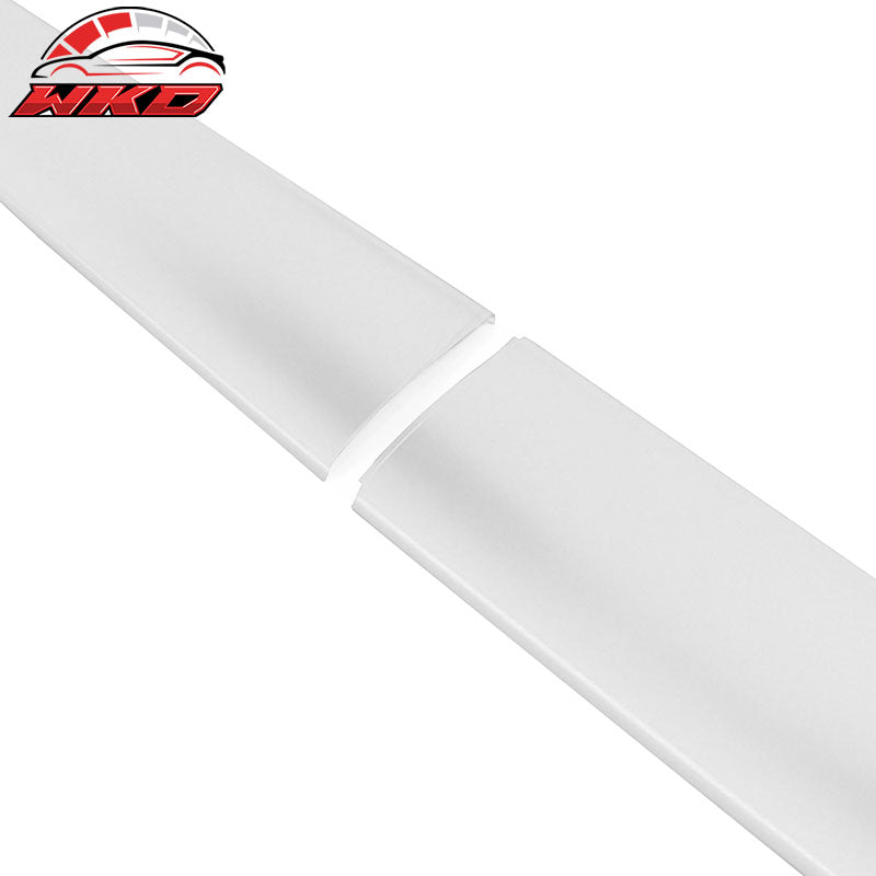 Fits 20-25 Tesla Model Y & 21-23 Model 3 Dashboard Wrap Cover Trim White 2PCS
