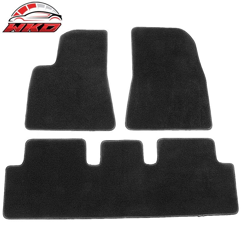 Wholesale 17-23 Tesla Model 3 Floor Mats Black Nylon Carpets Front Rear Liner Guard