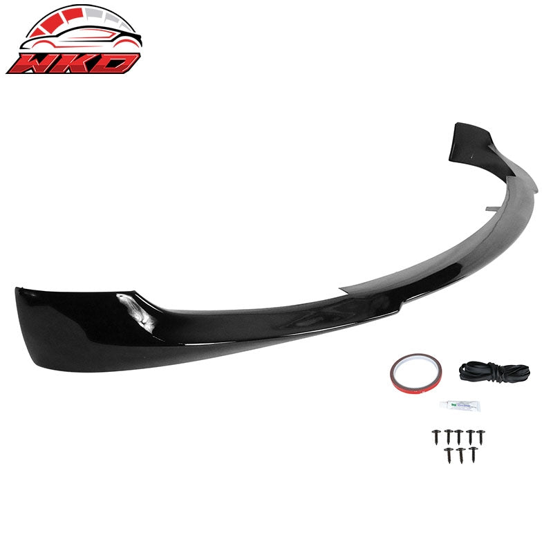 Fits 17-23 Tesla Model 3 Front Bumper Lip RPM Style Spoiler Splitter Gloss Black