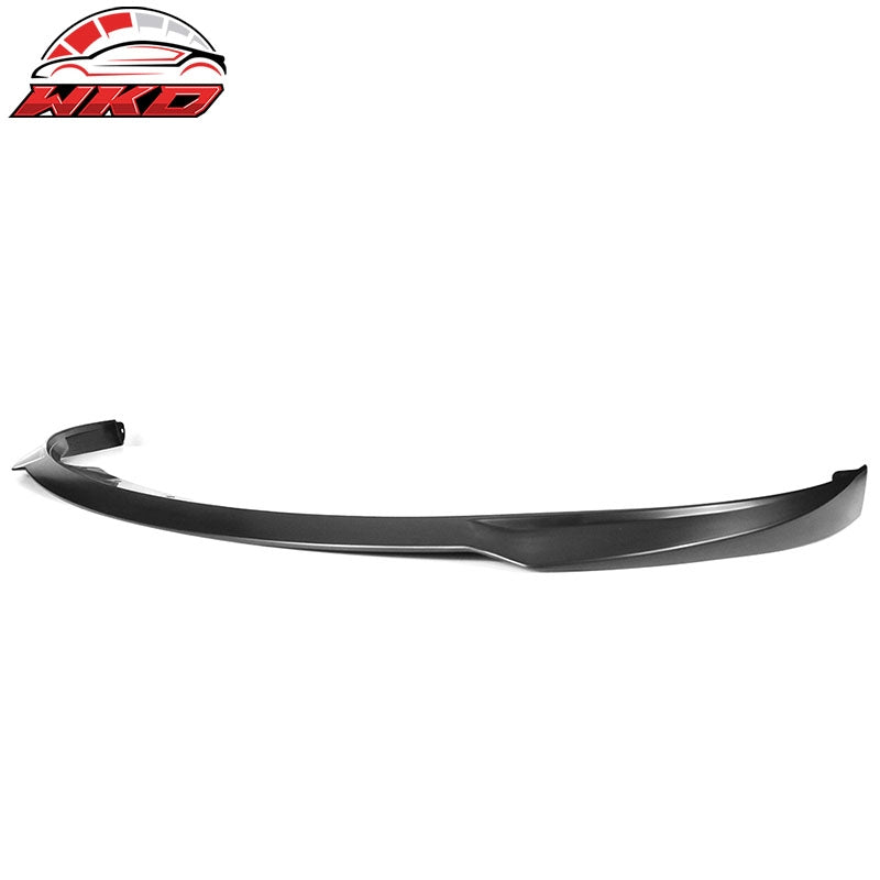 Fits 17-23 Tesla Model 3 IKON Style Unpainted Black PP Front Bumper Lip Spoiler