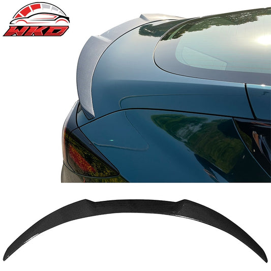 Wholesale 17-23 Tesla Model 3 IKON Style Rear Trunk Spoiler Wing - Carbon Fiber Print