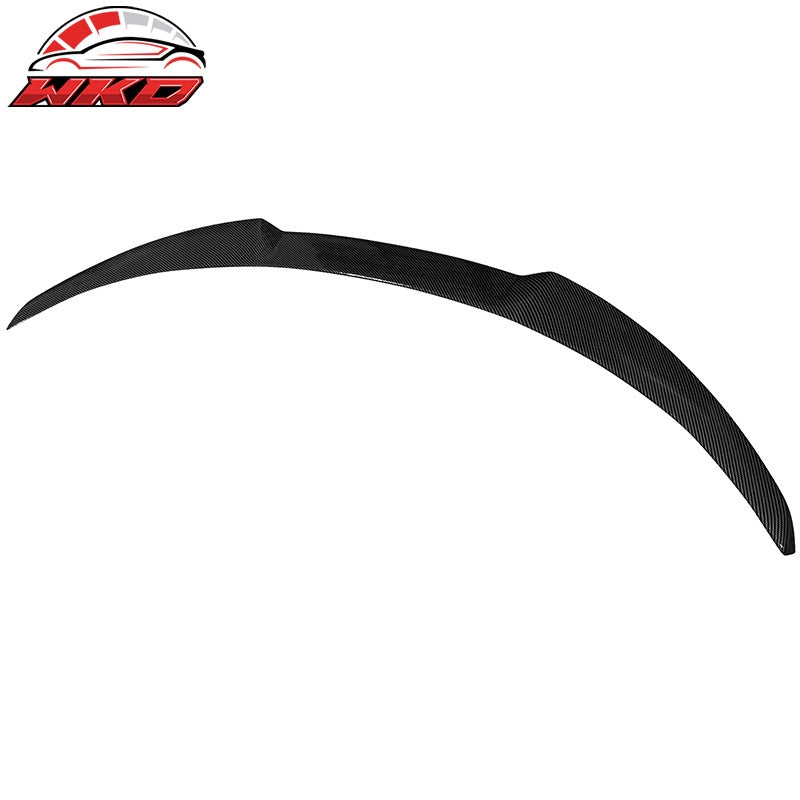 Fits 17-23 Tesla Model 3 IKON Style Rear Trunk Spoiler Wing - Carbon Fiber Print