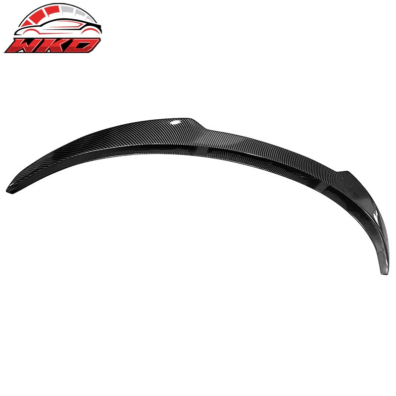 Fits 17-23 Tesla Model 3 IKON Style Rear Trunk Spoiler Wing - Carbon Fiber Print