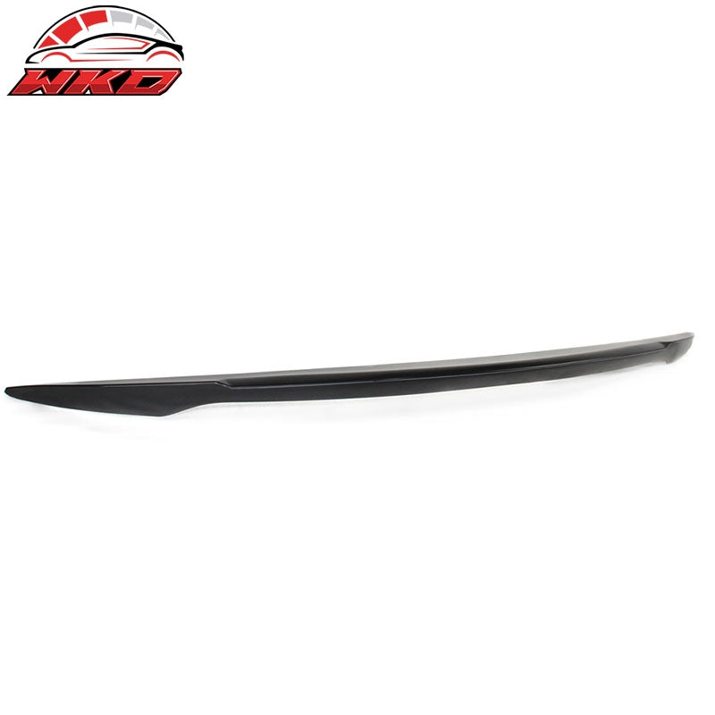 Fits 17-23 Tesla Model 3 IKON V Style Rear Trunk Spoiler Wing Lip ABS Unpainted