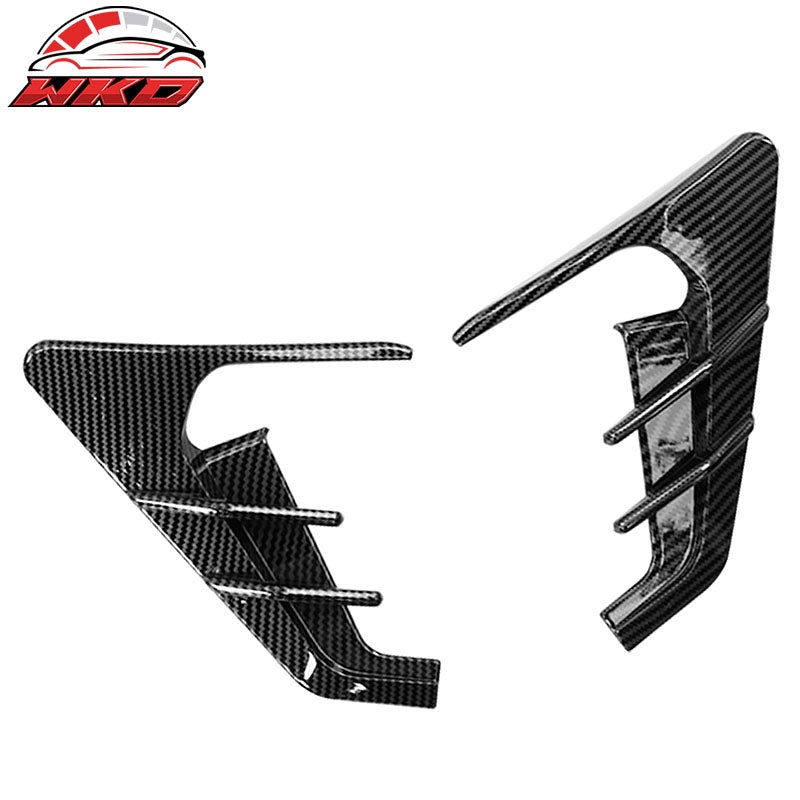 For 21-23 Tesla Model 3 20-22 Model Y Camera Cover Trim Gloss Carbon Fiber Print
