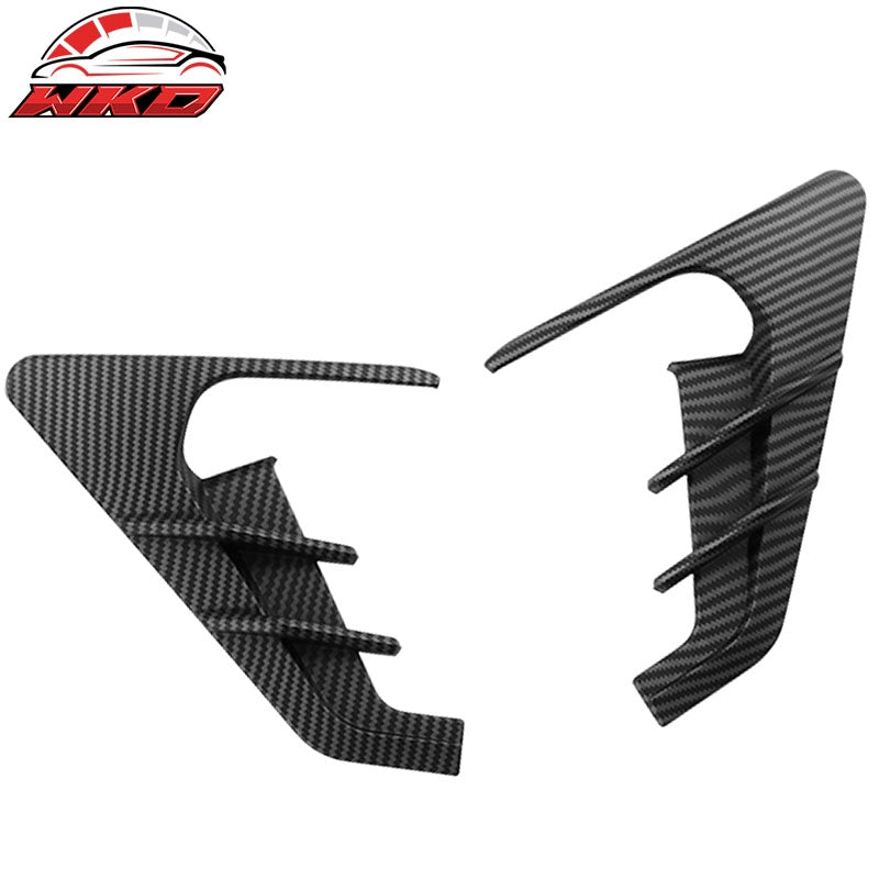 For 21-23 Tesla Model 3 20-22 Model Y Camera Cover Trim Matte Carbon Fiber Print