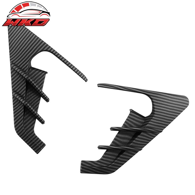 For 21-23 Tesla Model 3 20-22 Model Y Camera Cover Trim Matte Carbon Fiber Print