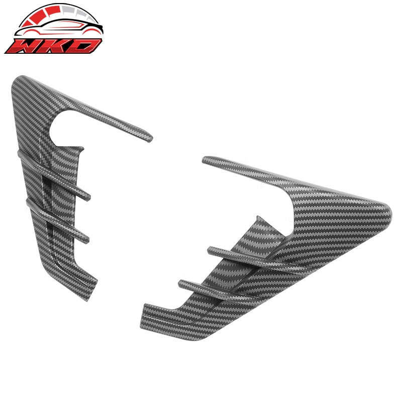 For 21-23 Tesla Model 3 20-22 Model Y Camera Cover Trim Matte Carbon Fiber Print