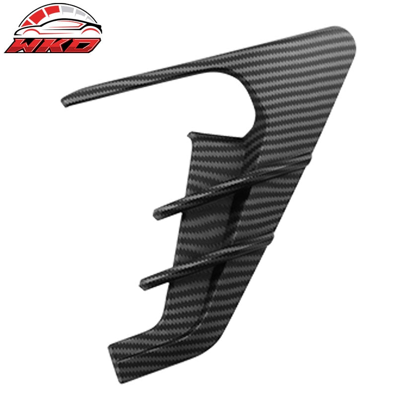 For 21-23 Tesla Model 3 20-22 Model Y Camera Cover Trim Matte Carbon Fiber Print