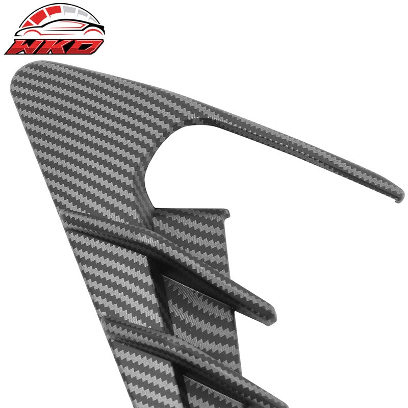For 21-23 Tesla Model 3 20-22 Model Y Camera Cover Trim Matte Carbon Fiber Print