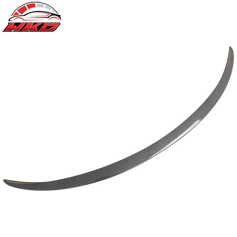 Fits 24-26 Tesla Model 3 OE Style Carbon Fiber Print Rear Trunk Spoiler Wing ABS