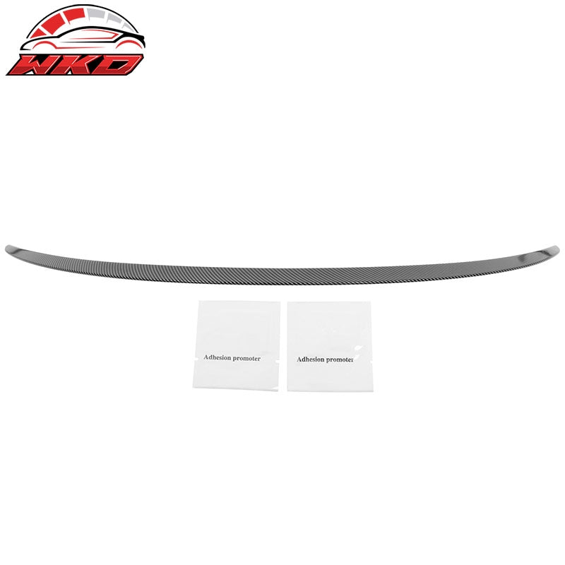 Fits 24-26 Tesla Model 3 OE Style Carbon Fiber Print Rear Trunk Spoiler Wing ABS