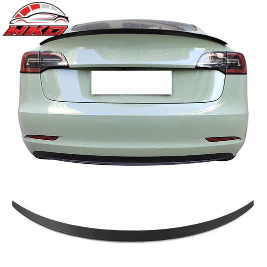 Wholesale 17-23 Tesla Model 3 OE Style Rear Trunk Spoiler Wing Matte Black Deck Trim