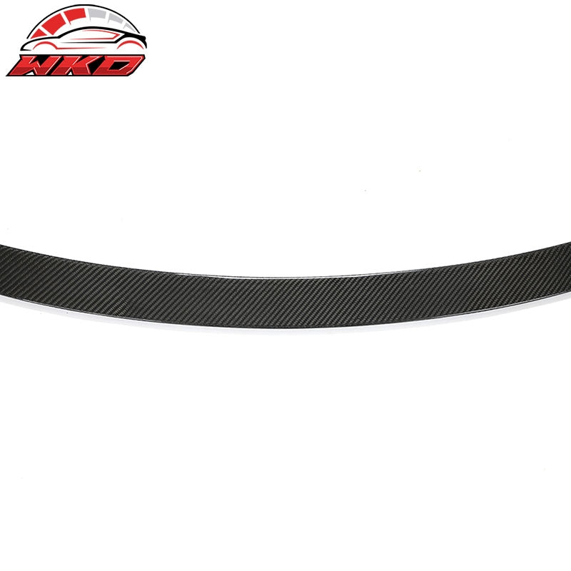 Fits 17-23 Tesla Model 3 OE Style Rear Trunk Spoiler Wing Real Carbon Fiber Lip