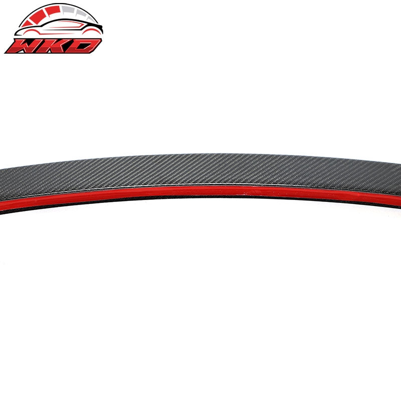Fits 17-23 Tesla Model 3 OE Style Rear Trunk Spoiler Wing Real Carbon Fiber Lip