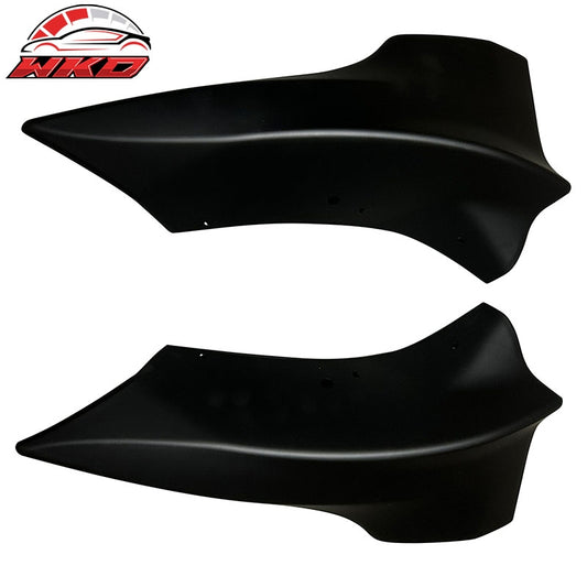 Wholesale 17-23 Tesla Model 3 PP Front Bumper Splitters Corner Winglets - Matte Black