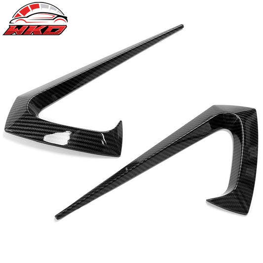 Wholesale 17-23 Tesla Model 3 Side Fender Camera Vent Cover Trim Carbon Fiber Print