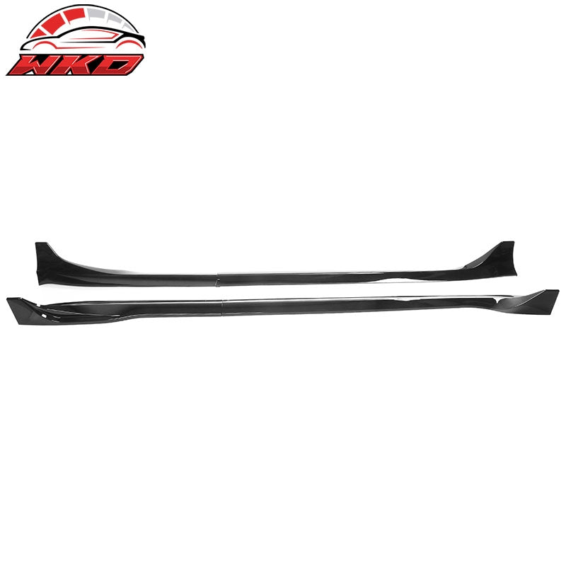 Fits 17-26 Tesla Model 3 Side Skirt Rocker Panel 4PCS Gloss Black Extension Kit