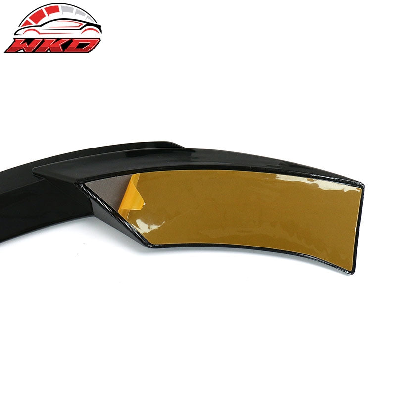 Fits 17-26 Tesla Model 3 Sport Style Gloss Black Rear Trunk Spoiler Wing Lip ABS