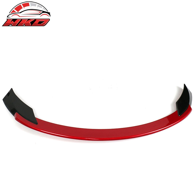 For 17-26 Tesla Model 3 Sport Style Trunk Spoiler Wing Lip Gloss Black & Red ABS