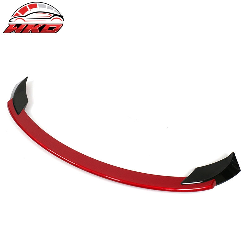 For 17-26 Tesla Model 3 Sport Style Trunk Spoiler Wing Lip Gloss Black & Red ABS