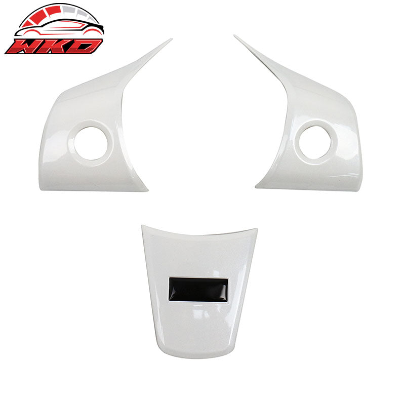 Wholesale 17-23 Tesla Model 3 & 20-25 Y Steering Wheel Cover Trim Accessory White ABS