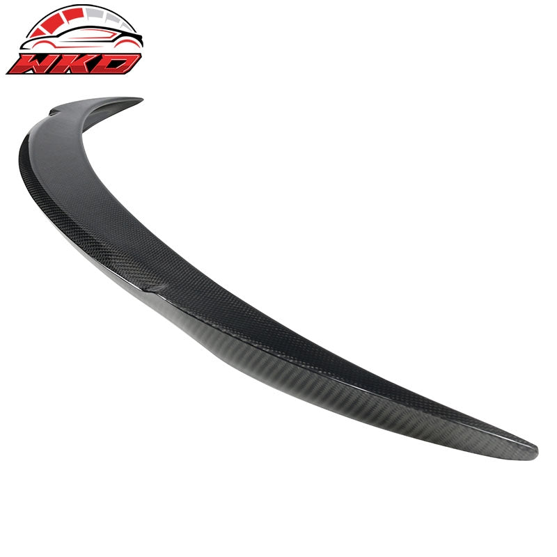 Fits 17-23 Tesla Model 3 Trunk Spoiler Matte Carbon Fiber Rear Deck Lid Wing Lip