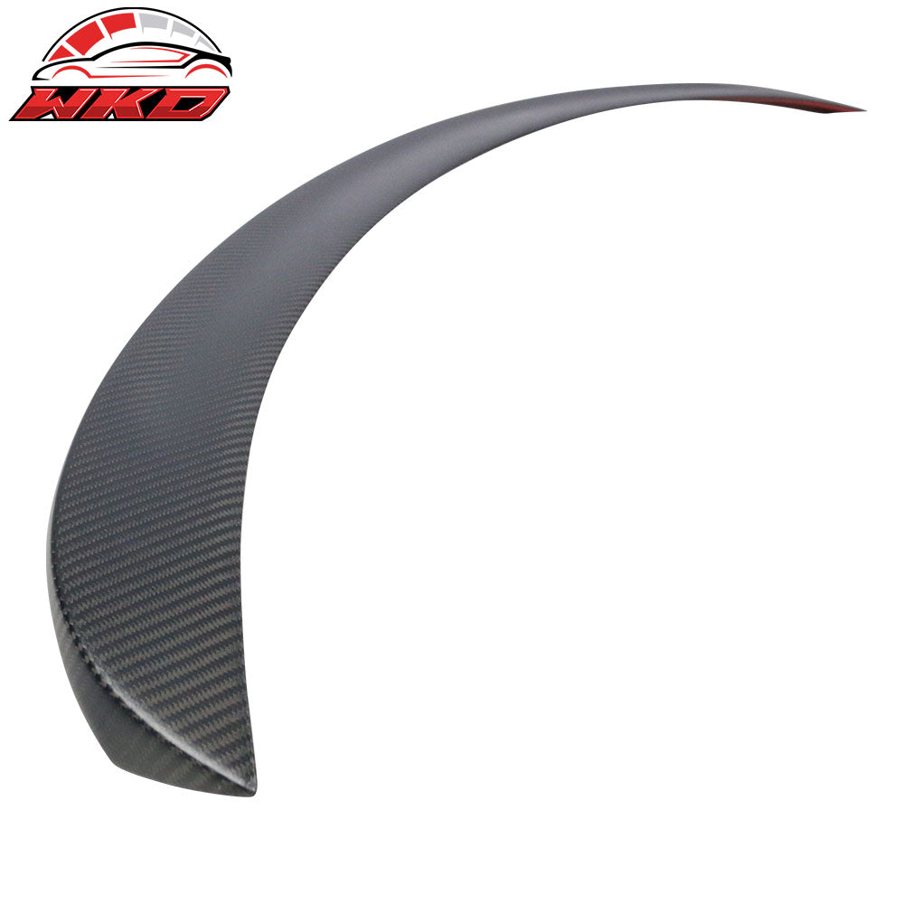 Fits 17-23 Tesla Model 3 IKON Style Trunk Spoiler Wing - Matte Carbon Fiber
