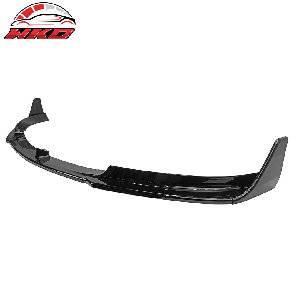 Wholesale 17-23 Tesla Model 3 V Style 5PCS Front Bumper Lip PP #PBSB Eclipse Black
