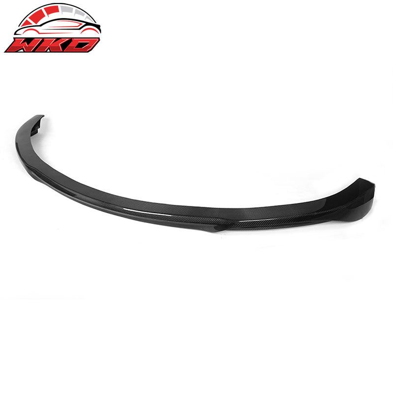 Fits 12-16 Tesla Model S JC Style Front Bumper Lip Spoiler Matte Carbon Fiber