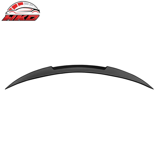 Wholesale 21-24 Tesla Model S IKON Style Matte Black Trunk Spoiler Rear Wing Lip ABS