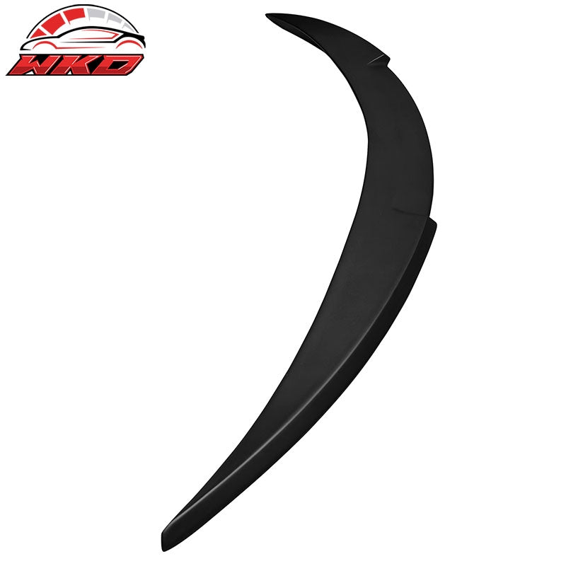 Fits 21-24 Tesla Model S IKON Style Matte Black Trunk Spoiler Rear Wing Lip ABS