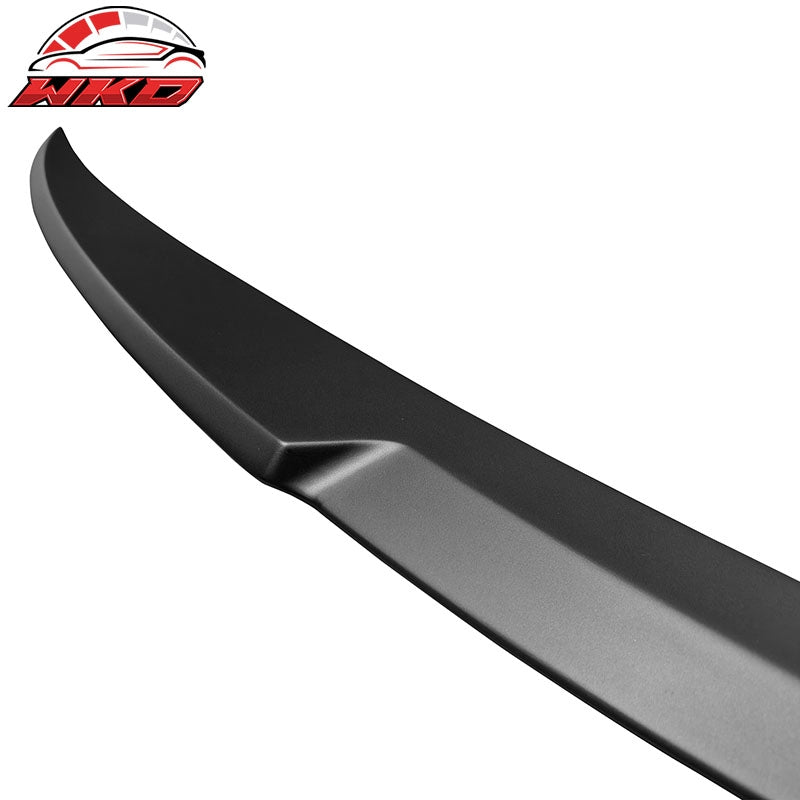 Fits 21-24 Tesla Model S IKON Style Matte Black Trunk Spoiler Rear Wing Lip ABS