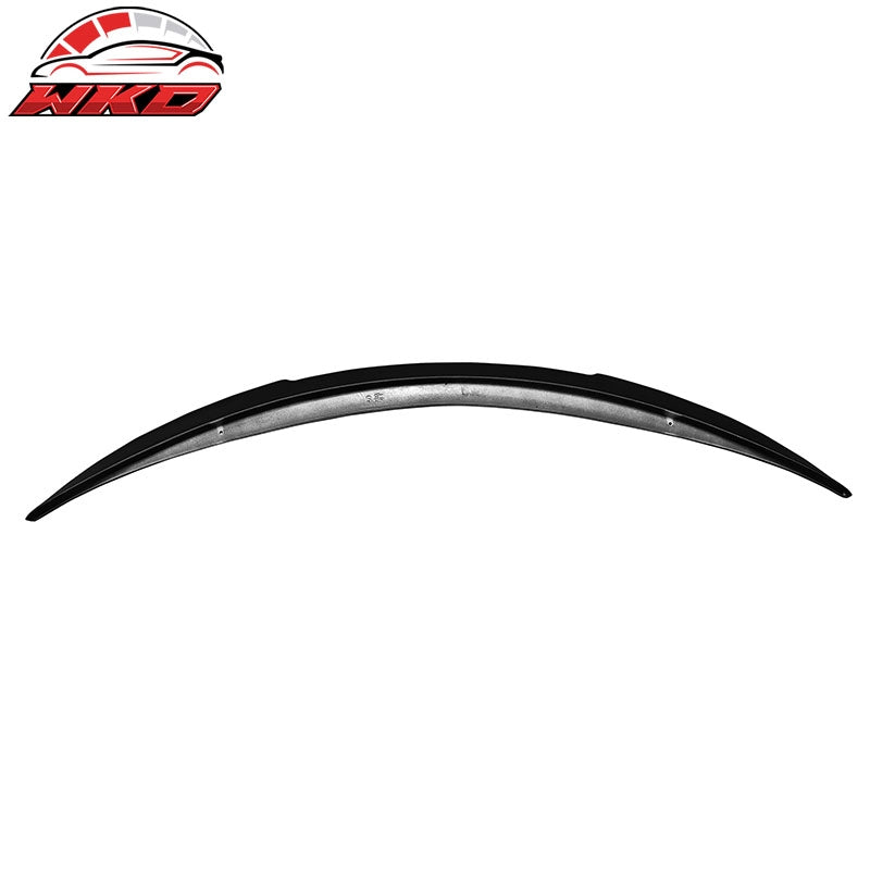 Fits 21-24 Tesla Model S IKON Style Matte Black Trunk Spoiler Rear Wing Lip ABS