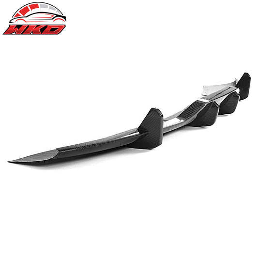 Wholesale 21-23 Tesla Model S Carbon Fiber V Style Rear Bumper Lip Diffuser Gloss