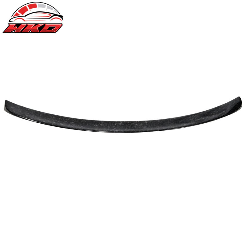 Fits 12-26 Tesla Model S OE Factory Style Trunk Spoiler Forged Carbon Fiber CF