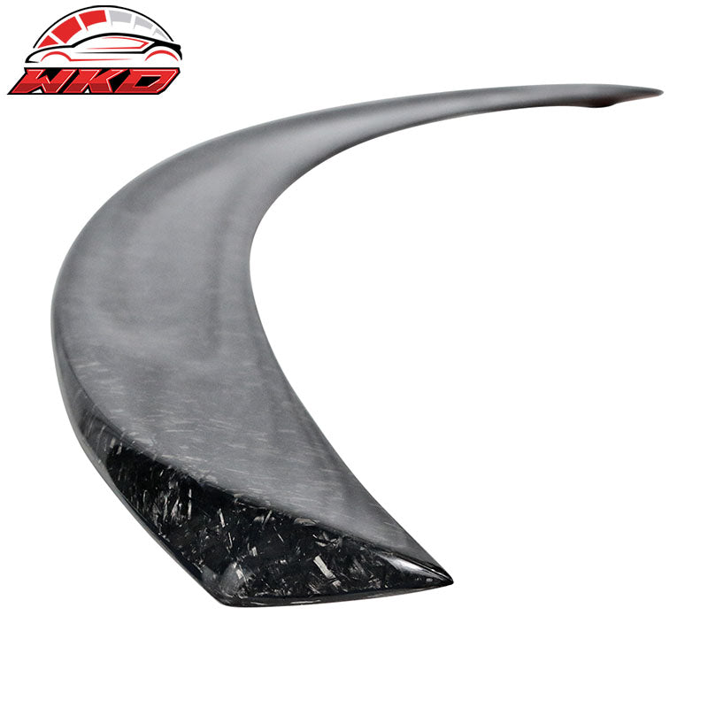 Fits 12-26 Tesla Model S OE Factory Style Trunk Spoiler - Matte Carbon Fiber
