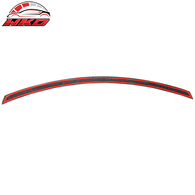 Fits 12-26 Tesla Model S OE Factory Style Trunk Spoiler - Matte Carbon Fiber